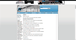 Desktop Screenshot of creababy.loggy.nl