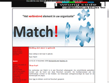 Tablet Screenshot of match.loggy.nl