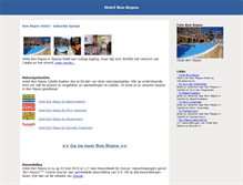 Tablet Screenshot of bon-repos-hotel.loggy.nl